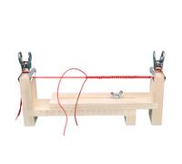 Adjustable Length Paracord Jig Maker Wooden Frame Paracord Braided Craft Tool Kit Wristband Maker Wood Jig