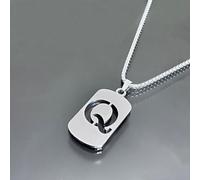 Adjustable Letter Necklace Crafted from Titanium Steel, Features Personalized Charms to Tell Your Story with Circumference Options of 41cm and 50cm (Letters of Q)
