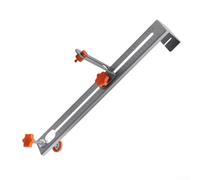 Adjustable Level Wall Mount Bracket with Scale, Stainless Steel Ceiling Hanger for 2/3/5/8/12/16-Line Levels, 450mm Total Length, Dual-Head S