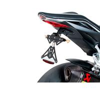 BARRACUDA Set License Plate Holder Adjustable Aprilia Rs 660 2021-2022+ Light +