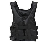 Adjustable Life Jacket with Crotch Strap, High Buoyancy Swim Vest for Kayaking, Portable PFD Buoyancy Aid for Boating Fishing Swimming and Water Sports(black)