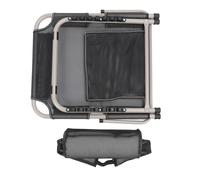 Adjustable Lifting Bed Backrest 6 Gears Foldable Bed Backrest with Pillow for Reading Patient Care S Size Black