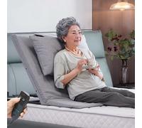 Adjustable Lifting Bed Backrest, Electric Backrest for Medical, Portable Medical Pillow Lifter for Neck Head and Lumbar Support, One Key Lifting with Remote Control, for Eldery, Disabled & Injured,A