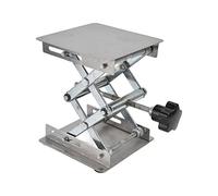 Adjustable Lifting, Laboratory Lift Stand, Stainless Steel Lifting Table with Smooth Flat, Welding Positioner Tool for Physics Chemistry Biology Experiments, Heavy