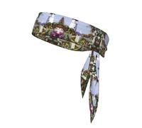 Adjustable Lighthouse Diamond Painting Sports Print Headbands For Women Men Knotted Headbands Elastic Non-Slip Fashion Hair Bands