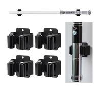 Adjustable Lightsaber Wall Mount Vertical Display Stand Horizontal Light Saber Holder for Star Wars Lightsabers Luke Skywalker lightsaber Darth Vader lightsaber Ludosport lightsaber (Black 4pcs)