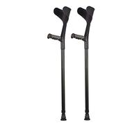 Adjustable Lightweight Aluminum Forearm Crutches with Ergonomic Grip - Hand Cane Walking Stick for Seniors and Disabled