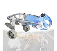 Adjustable Lightweight Dog Wheelchair for Rear Legs | 2/4-Wheel Mobility Aid for Disabled Pets | Support Carts for Back Limb Walking & Rehabilitation
