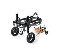 Adjustable Lightweight Pet Hind Leg Wheelchair 2-Wheel Dog Stroller for Small & Medium Pets with Limited Mobility Support for Dogs & Cats Enhance Mobility & Independence