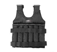 Adjustable Loading Weighted Vest for Fitness Training, 20kg and 50kg Capacity, Constructed from 1680D Oxford Cloth with Comfortable Shoulder Pads (50kg)