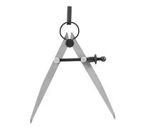 Adjustable Lockable Divider Leather Compass Leather Creaser Drafting Compass Tool for Woodworking, Metalworking Geometry Drawing