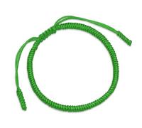 Adjustable Lucky Braided Bracelet, Handmade Stretch Knot String Buddhist Prayer Rope Positive Energy Protection Bracelet for Women Men Luck Jewelry Gift