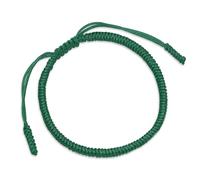 Adjustable Lucky Braided Bracelet, Handmade Stretch Knot String Buddhist Prayer Rope Positive Energy Protection Bracelet for Women Men Luck Jewelry Gift