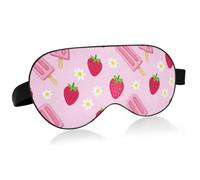 Adjustable Magic Tape Elastic Strap Light Blocking Blindfold for