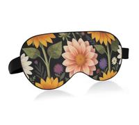 Adjustable Magic Tape Elastic Strap Light Blocking Blindfold for