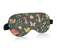 Adjustable Magic Tape Elastic Strap Light Blocking Blindfold for