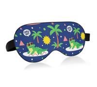 Adjustable Magic Tape Elastic Strap Light Blocking Blindfold for