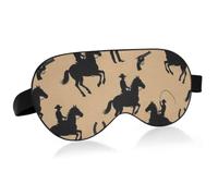 Adjustable Magic Tape Elastic Strap Light Blocking Blindfold for