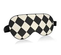 Adjustable Magic Tape Elastic Strap Light Blocking Blindfold for