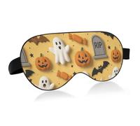 Adjustable Magic Tape Elastic Strap Light Blocking Blindfold for