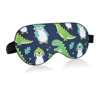 Adjustable Magic Tape Elastic Strap Light Blocking Blindfold for