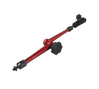 Adjustable Magnetic Base Holder with Flexible Arm for Dial Test Indicator, Alloy Steel Construction with Chrome-Plated Rust-Proof Finish, Central Locking(type1)
