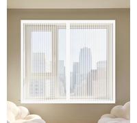 Adjustable Magnetic Fly Screen Window 80 x 80 cm Selfadhesive Tape Mosquito Net for Window with Installation Accessories for Home, Office, Bedroom, Living Room Kitchen, White