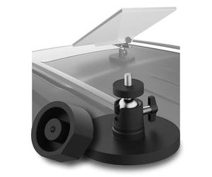 Adjustable Magnetic Mount for Starlink Mini by MMOBIEL - Aluminum Base with Strong Magnet & Round Adapter (Fits Old & New Models) - Easy No-Drill Installation for RV, Car, Boat, Fence, Window, Sunroof