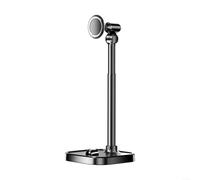 Adjustable Magnetic Phone Stand With N52 Magnet Strength And Solid Base, Secure Mounting For Live Streaming And Online Presentations