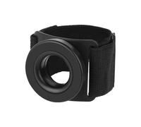 Adjustable Magnetic Phone Wood - Hand Stand Pad Soft Touch Material | Black Portable Armband with Rotating Base for Exercise, Walking, Fitness Class, Hiking, Ruti