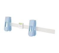 Adjustable Magnetic Wall Mounted Leveler for Picture Frames, Includes | Sliding Clips And Ruler Let You Mark Hook Positions Precisely Before Mounting Your Picture Frame.