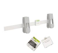 Adjustable Magnetic Wall Mounted Leveler for Picture Frames, Includes | Sliding Clips And Ruler Let You Mark Hook Positions Precisely Before Mounting Your Picture Frame.