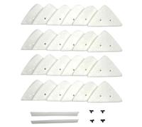 Adjustable Magnetic Window Cleaner Tool Replacement Kit, Double-Sided Window Cleaning Tool for High Outside Windows and Apartments (Kit)