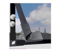 Adjustable Magnetic Window Screen - Reinforced Self-Sealing Magnets, DIY Replacement Kit for Full Frame Seal, Fits Multiple Window Sizes