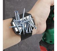 Adjustable Magnetic Wrist Screw Holder Bracelet for Quick Access to Screws, Nuts & Bits - Oxford Cloth Tool Band for Carpenters, Electricians &