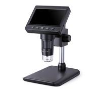 Adjustable Magnification Digital Microscope With 1080P Imaging For Detailed Analysis 4.3In Display For Stamps Collectings Soldering Microscope