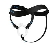 Adjustable Male Chastity Cage Strap Support, Three-Point Chastity Belt Harness Chastity Underwear with Nylon Straps, Discreet Belt Compatible with Chastity Cages for Men Sissy Femboy Beginner