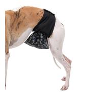 Adjustable Male Dog Diapers with Disposable Urine Bag, Physiological Pants for Incontinence, Marking Prevention, Elderly and Disabled Dogs, Black_L