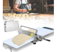 Adjustable Manual Dough Roller Machine for Bakery and Pizza - Perfect for Even Thickness, Easy to Use, Ideal for Home and Professional Bakers