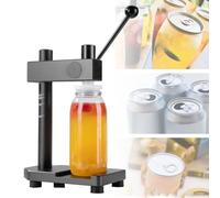 Adjustable Manual Jar Sealer with Fixed Base - Perfect for Home Canning, Food Preservation, and Vacuum Sealing - Ideal for Freshness and Storage Solutions