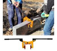 Adjustable Manual Paver Lifting Clamp, Heavy Duty Tool for Effortlessly Moving Curb Stones, Sidewalk Slabs, and Bricks(Large)