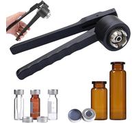 Adjustable Manual Vial Crimper 832mm Stainless Steel Hand Sealing Machine Quick Flip Vial Capping Tool for Secure Tightness and Easy Use