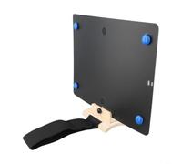 Adjustable Marching Lyre for Trumpet Sax Clarinet(A) | Adjustable elastic band, fits various arm sizes, secure sheet hold, lightweight design, brass wood build