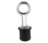 Adjustable Marine Drain Socket 25/32mm Stainless Steel Push-in Fitting for Bait Well Hull Stern Live Well Boat Accessories(32mm)