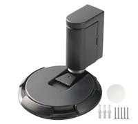 Adjustable Mechanical Door Stopper - Heavy Duty Windproof Floor Door Holder with Adhesive & Screws,No Drilling Required,for 3/4 Inch High Door Gaps,Indoor Use,Matte Brown Bronze Finish