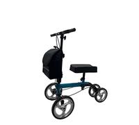 Adjustable Medical Folding Steerable Leg Knee Walker Scooter with Basket, Off Road Wheels -9258