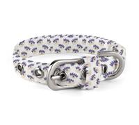 Adjustable Mediterranean Geometric Evil Eyes Dog Collar,Comfortable Pet Collar for Small to Medium Dogs
