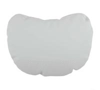 Adjustable Memory Foam Head and Neck Rest Cushion for Tesla Car For Seat to Improve Comfort and Relieve Muscle Tension During Driving (White)