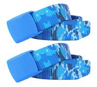 Adjustable Mens Belts,mens woven belt,Braided Belt,Belts for Men Women Camouflage Nylon Canvas Breathable Military Quick Release Camo Tactical Plus Size 2 Pack ( Color : Marine Camo , Size : 170CM(67