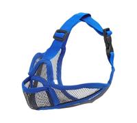 Adjustable Mesh Muzzles for Anti-Biting Anti-Barking Licking(Blue,Small)